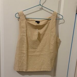 Ann Taylor Linen Blend Shell Top